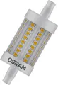 Produktbild: OSRAM HOMELIGHTING 4058075432512 LED EEK E (A - G) R7s Kolbenform 9.5W = 75W Warmweiß (Ø x L) 29mm x 78mm 1St.