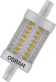Produktbild: OSRAM Dimmbare LED Stablampe mit R7s Sockel, LED-Röhre mit 8,50 W, Ersatz für 75W-Glühbirne, Warmweiß (2700K)