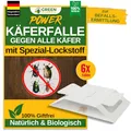Produktbild: Käfer Falle mit Spezial-Lockstoff - 6X Käfer Fallen - umweltfreundlich alle Käfer bekämpfen, Chemiefreie Falle mit starker Klebefläche, giftfrei & geruchsneutral