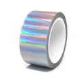 Produktbild: 10m Zierstreifen 30mm Hologramm Silber Auto Motorrad Dekorstreifen Folie