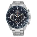 Produktbild: Seiko Conceptual Quartz Blue Chronograph Dial Steel Bracelet Men’s Watch