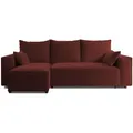 Produktbild: 4All Home Ecksofa, Weinrot, Holzwerkstoff, 3-Sitzer, 246x145 cm, Wohnzimmer, Sofas & Couches, Wohnlandschaften, Ecksofas