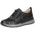 Produktbild: Caprice 23760 (Leder, mit seitlichen Reissverschluss) schwarz Damen Sneaker schwarz 39 EU