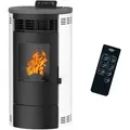Produktbild: Luft-Pelletofen Flavia 9,5 kW Sannover Weiß