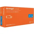Produktbild: Mercator Einweghandschuhe dermagel® coated - Medizinische Latex-Schutzhandschuhe Polymerbeschichtung S