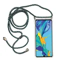 Produktbild: Huawei P30 Pro Handykette Hülle mit Band Case zum umhängen mit Kordel Etui Grün