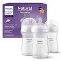 Produktbild: Philips Avent Natural Response Babyflasche 260ml – 3er Pack, Sauger Stufe 3