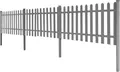 Produktbild: vidaXL Lattenzaun mit Pfosten 3 Stk. WPC 600x60 cm