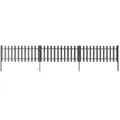 Produktbild: vidaXL 3X Lattenzaun WPC 6 m 60 cm Grau Gartenzaun Friesenzaun Zaun Zierzaun