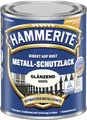 Produktbild: Hammerite Metall-Schutzlack Hammerschlag 250 ml weiß glänzend