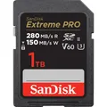 Produktbild: SANDISK Extreme PRO UHS-II V60 (1000 GB, SDXC, U3, UHS-II) (SDSDXEP-1T00-GN4IN)