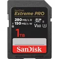 Produktbild: SanDisk SD-Karte Extreme Pro, SDSDXEP-512G-GN4IN, 1TB, bis 280 MB/s, SDXC, mit V60 und UHS-II U3