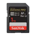 Produktbild: SanDisk Extreme PRO SDXC UHS-II Speicherkarte V60 1 TB (280 MB/s, 6K, 4K UHD, U3, C10, Rescue PRO Deluxe)