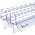 Produktbild: Sealis Duschdichtung 2x100cm - Duschtürdichtung für 5mm/6mm/7mm/8mm Glasdicke - Dichtung Dusche Glastür - Ersatz Duschlippendichtung für Duschtüren - Duschkabinen Dichtungen -Gummilippe Duschtür