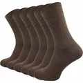 Produktbild: GAWILO Damen Socken (6er-Pack) ohne Gummidruck | extra weiter Komfortbund | Business & Freizeit (as3, numeric, numeric_39, numeric_42, regular, regular, dunkelbraun)