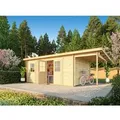 Produktbild: Fjordholz Pultdach Gartenhaus Modell Ezra 5I 44mm Kiefer Imprägniert