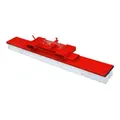 Produktbild: Bauer Südlohn Gabelstapler-Kehrbesen SKB 200, lackiert, Feuerrot