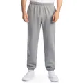 Produktbild: Fruit of The Loom Herren Eversoft Sweathose aus Fleece, Taschen, Entspannte Passform, Feuchtigkeitstransport, Atmungsaktiv Trainingshose, Elastische Unterseite – Grau meliert, 3XL