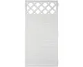 Produktbild: Zaun Teilelement Lightline Rankgitter 90 x 180 cm weiß