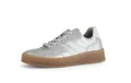 Produktbild: Gabor Damen Low-Top Sneaker, Frauen Halbschuhe,Moderate Mehrweite (G),Sportschuhe,Freizeitschuhe,Turnschuhe,Silber/we(Se.Glit),38 EU / 5 UK