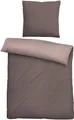 Produktbild: Biberna Wendebettwäsche Hermal, Flanell, 2 teilig, Flanell in Melangeoptik, Winterbettwäsche, Made in Germany
