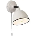 Produktbild: BRILLIANT Lampe Telio Wandleuchte Zugschalter grau/taupe | 1x D45, E14, 2, geeignet für Tropfenlampen (nicht enthalten) | Mit Zugschalter