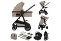 Produktbild: lionelo Kombi-Kinderwagen Amber 3in1, (Set), 3in1/babyschale 0-13kg/Tasche/Moskitonetz/Regenschutz/Boho