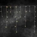 Produktbild: Konstsmide LED Eisregen Lichtervorhang für Außen 200 LED, bernstein Lichterketten