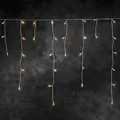 Produktbild: Konstsmide -802 LED Eisregen Lichtervorhang, 200 bernsteinfarbene Dioden, 24V Au