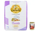 Produktbild: 5x Farina Molino Caputo Nuvola Pizza Napoli Pizzamehl für leichten teig 5kg 100% natürliche + Italian Gourmet polpa 400g