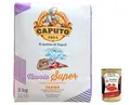 Produktbild: 5x Farina Molino Caputo Nuvola Super Pizza Napoli Pizzamehl für leichten teig 5kg 100% natürliche + Italian Gourmet polpa 400g