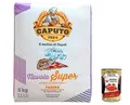 Produktbild: 5x Farina Caputo Nuvola Super Pizza Pizzamehl Für Leichten Teig 5kg +Polpa 400g