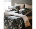 Produktbild: fleuresse Bettwäsche Fleuresse Mako-Satin Bettwäsche 155x220 Rosen Blüten grau mystic Wende, Mako-Satin, 2 teilig