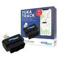 Produktbild: YUKAtrack Elektronisches Fahrtenbuch, Finanzamtkonform, OBD2 Stecker inkl. 12 Monate Lizenz mit SIM Karte und Datenflat, Europaweite LIVE GPS Ortung, Ohne ABO, Auto, LKW, Transporter