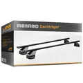 Produktbild: Für Mazda 2 07.2007 - 01.2015 MENABO Dachträger Omega Black Stahl schwarz Neu
