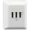 Produktbild: Rutenbeck Anschlußdose TAE 3x6 NFN Ap rw 10210109 für 1 Telefon und 2 Zusatzgeräte