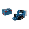Produktbild: Bosch Professional 18V System Akku Hobel GHO 18V-LI (Leerlaufdrehzahl 14.000 min-1, max. Spandicke 1,6 mm, inkl. L-BOXX, ohne Akku/ Ladegerät)