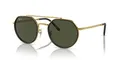 Produktbild: Ray-Ban 0RB3736 Uni Unregelmäßige Sonnenbrille, Schwarz, Legend Gold, 53