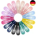 Produktbild: Haarspangen Mädchen, Funtopia 40 Stück Haarspangen Damen Bunte Hair Clips M