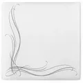 Produktbild: Sovie HORECA Serviette Alex in Silber aus Linclass® Airlaid 40 x 40 cm, 50 Stück - Hochzeit Ornamente