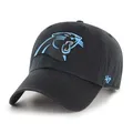Produktbild: 47 NFL Carolina Panthers Clean Up Unisex-Baseballkappe, Verstellbarer Riemenverschluss, Einheitsgröße, Team Logo, Farbe Schwarz