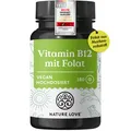 Produktbild: NATURE LOVE® Vitamin B12 Vegan - 500 µg pro Tagesdosis - 180 Tabletten