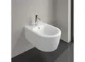 Produktbild: Villeroy und Boch Avento Wand-Bidet 54050001 Weiß, 37 x 53 cm, Oval, 1 Hahnloch, mit Überlauf