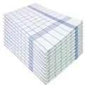 Produktbild: Blau Geschirrtücher, 10er Pack,  50x70cm, 100% Baumwolle