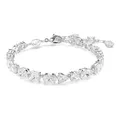 Produktbild: Swarovski Mesmera Armband, Rhodiniertes Damenarmband mit Weißen Zirkonia in Verschiedenen Schliffen und Größen, Mit Karabinerschließe, Armbandlänge: 15.5-20.5 cm, Armbandbreite: 0.5 cm