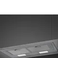 Produktbild: Smeg KSG70HE Dunstabzugshaube, 368 m³/h, silberfarben, D – Dunstabzugshaube (368 m³/h, Leitung, E, D, 67 dB)