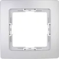 Produktbild: Kopp  Paris Abdeckrahmen 1-Fach für Lichtschalter Steckdose Rahmen Silber