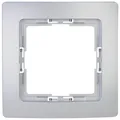 Produktbild: Kopp Rahmen einfach Abdeckrahmen 1fach Paris silber 308420065