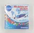 Produktbild: Mit Galileo um die Welt, Familienspiel Brettspiel Schätzfragen Clementoni 69127