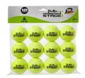 Produktbild: Balls Unlimited Stage 1 Tournament Methodikbälle gelb mit grünem Punkt - 12er Beutel